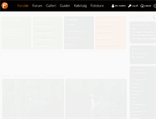 Tablet Screenshot of gmwww.fotostart.dk